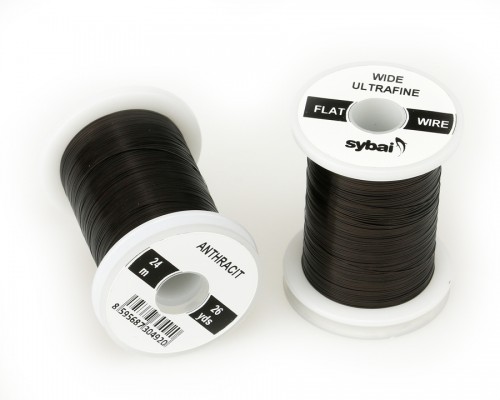 Flat Colour Wire, Ultrafine, Wide, Anthracit